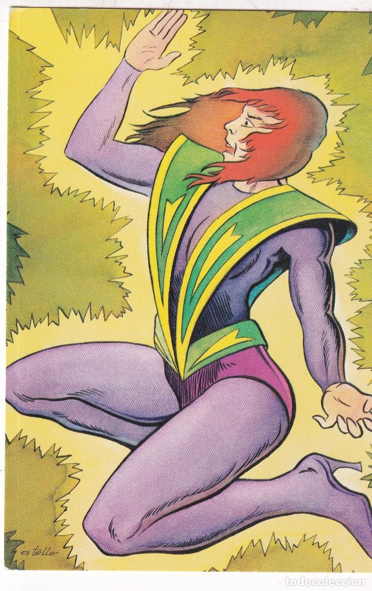 Postales: Postal superheroes titanes Aurora Deposito lega 1982 made in Spain. Pral S. A.