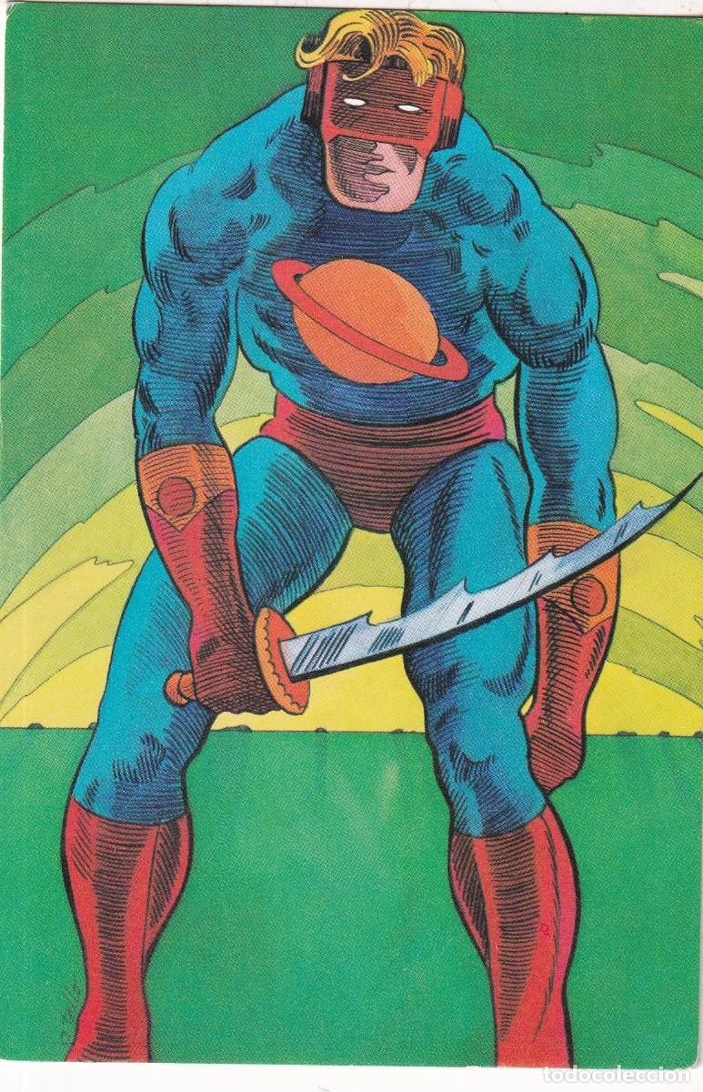 Postales: Postal superheroes titanes Marvelman ?? Deposito lega 1982 made in Spain. Pral S. A.