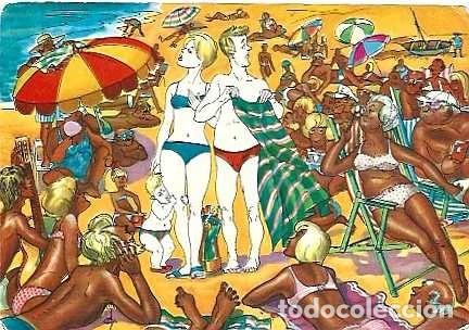 Postales: Espa&ntilde;a ++ & Postal, Humor, Spansty, Ed. Avil&eacute;s Barcelona 1967 (335)