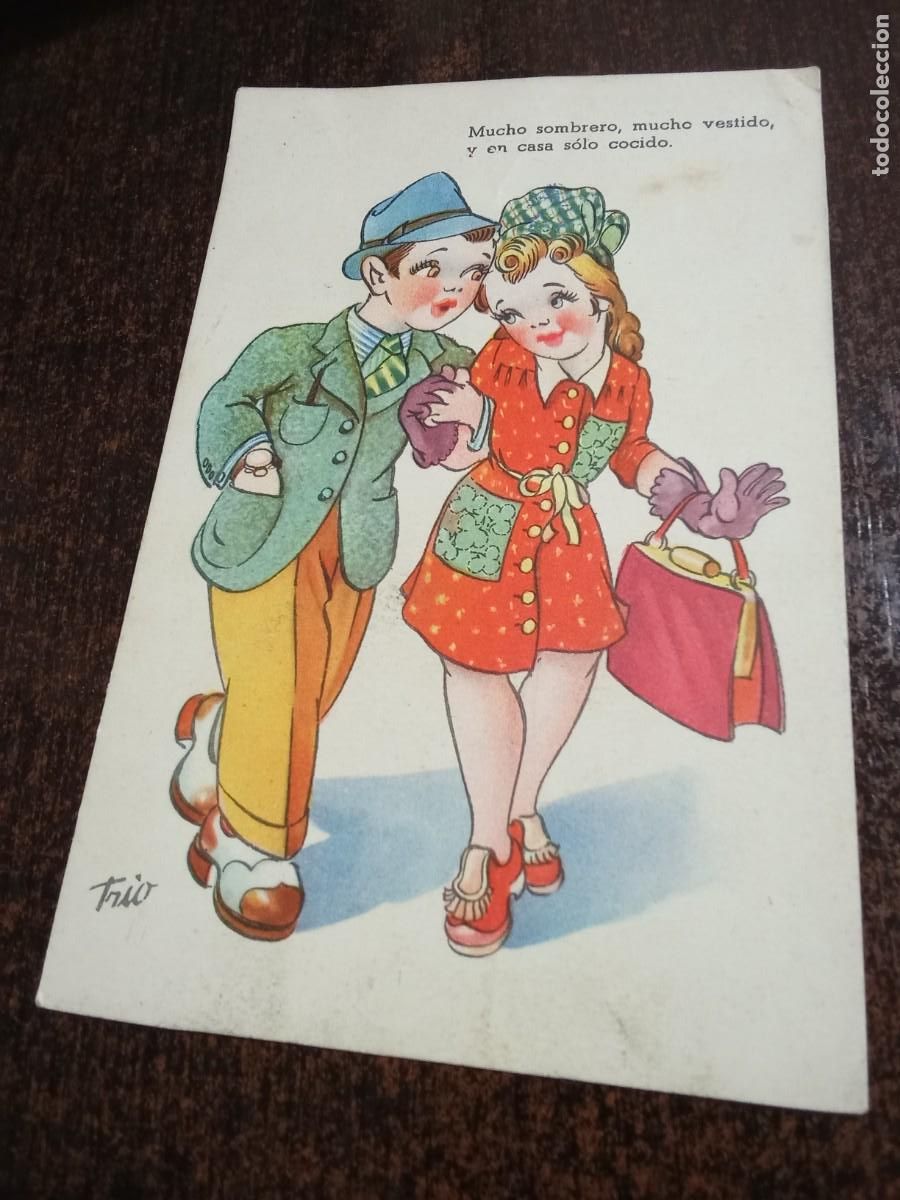 Postales: Trio postal.Serie q.