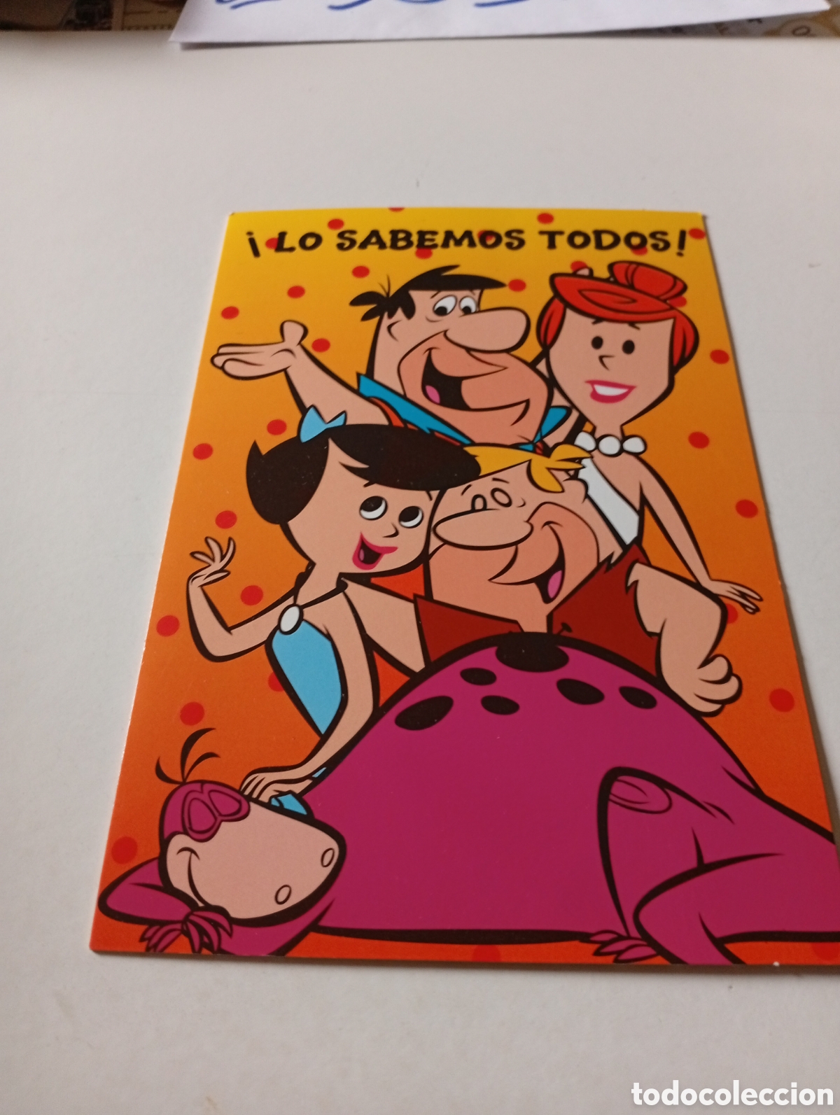 Postales: Postal Los Picapiedra dibujos animados