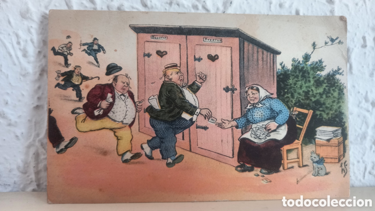 Postales: Postal humoristica a&ntilde;os 1930s