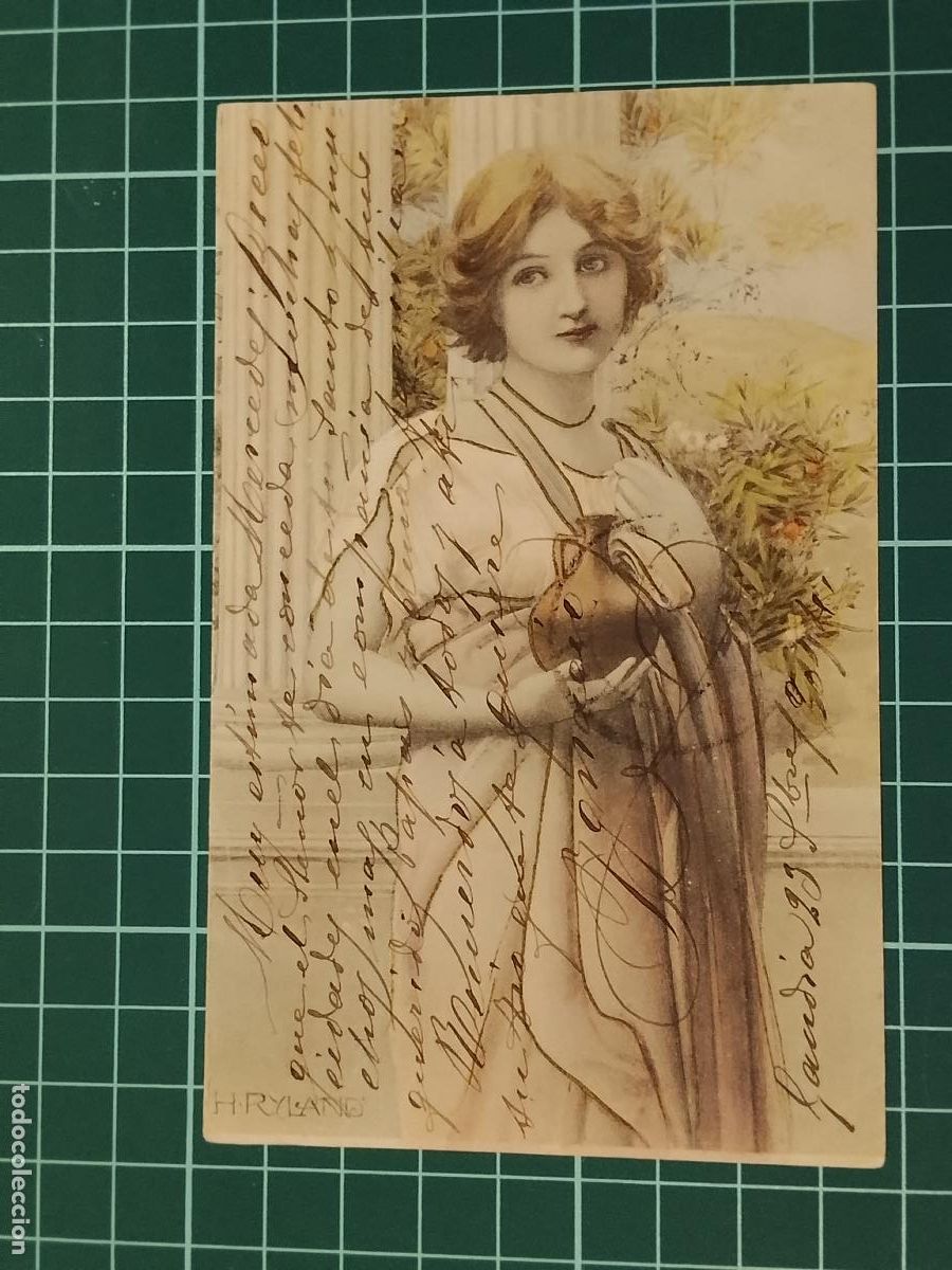 Postales: HENRY RYLAND - REVERSO SIN DIVIDIR - POSTAL ANTIGUA -(115.996)