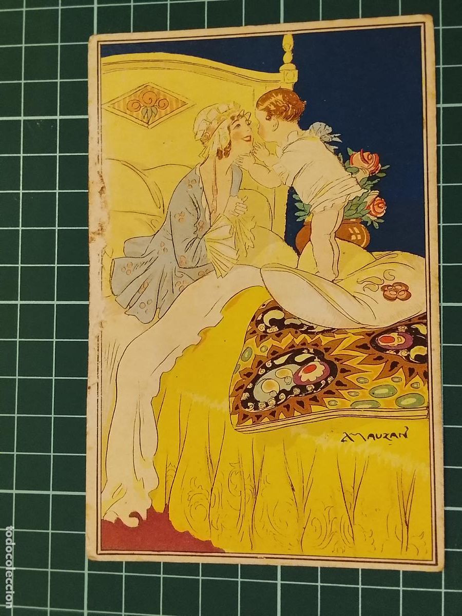 Postales: MAUZAN - LA MADRE Y EL HIJO - POSTAL ANTIGUA -(116.018)