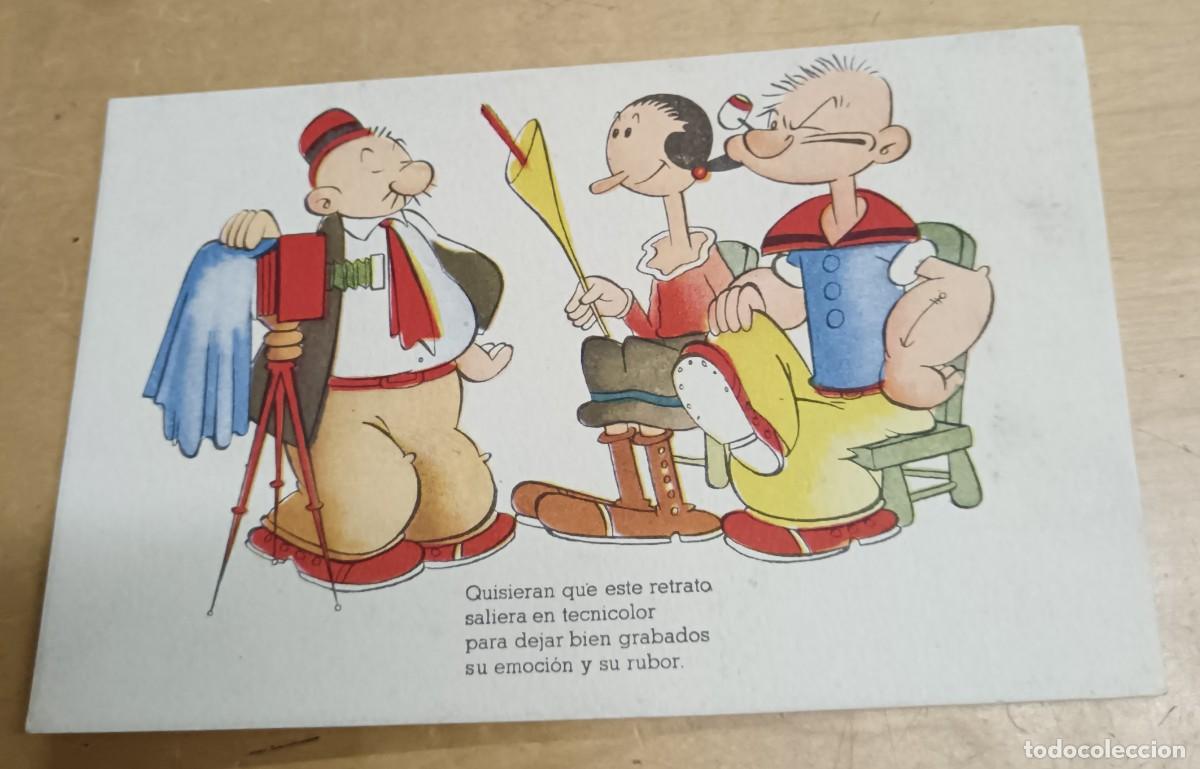 Postales: POSTAL AVENTURAS DE POPEYE COLECCI&Oacute;N B EDITORIAL ARTIGAS SERIE 133 ESCRITA 13,5X9 CM.