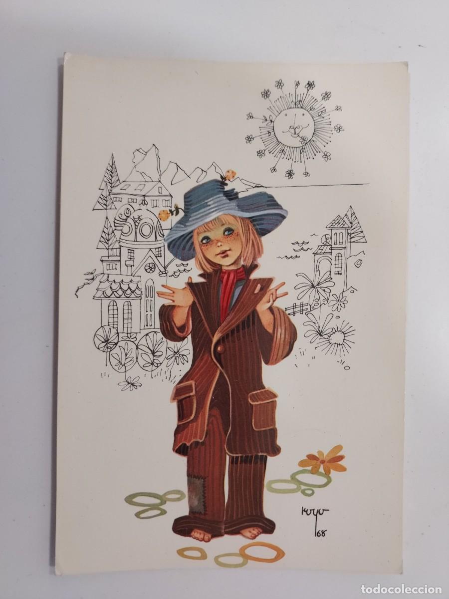 Postales: POSTAL ILUSTRADOR ROYO 68. NI&Ntilde;A VAGABUNDA. ESCRITA. 1976. CYZ