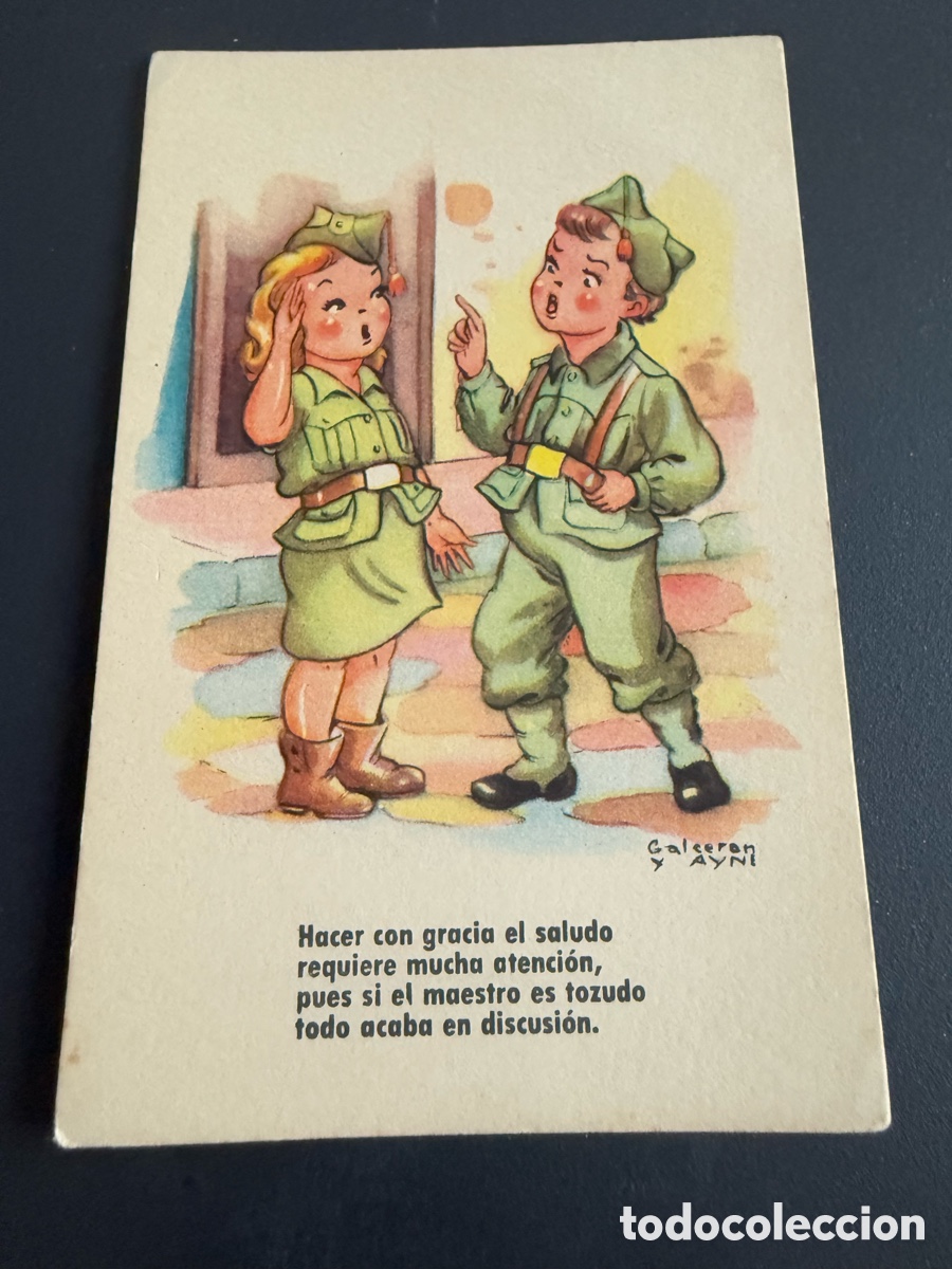 Postales: Postal. NI&Ntilde;OS MILITARES. RAM