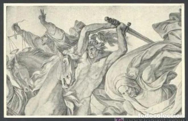 Postkarten: Ilustra *Peter Cornelius* Ed. Kunstwart n&ordm; 88. Nueva.