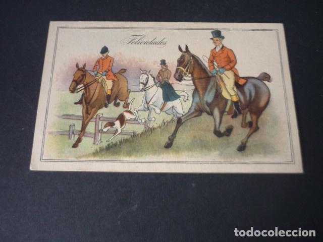 Postais: JINETES EN CACERIA POSTAL