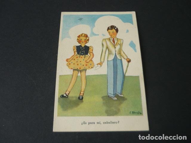 Postais: POSTAL PAREJA Y CARTA ILUSTRADOR