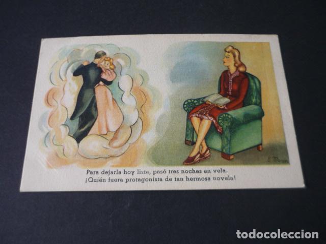 Cartoline: POSTAL PAREJA BAILANDO ILUSTRADOR