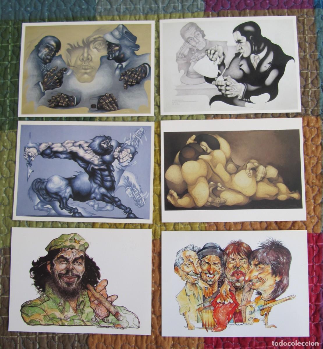 Postais: RICARDO CARPANI - SOCRATES / 6 POSTALES SERIE ARTE DE LA CIUDAD - ARGENTINA
