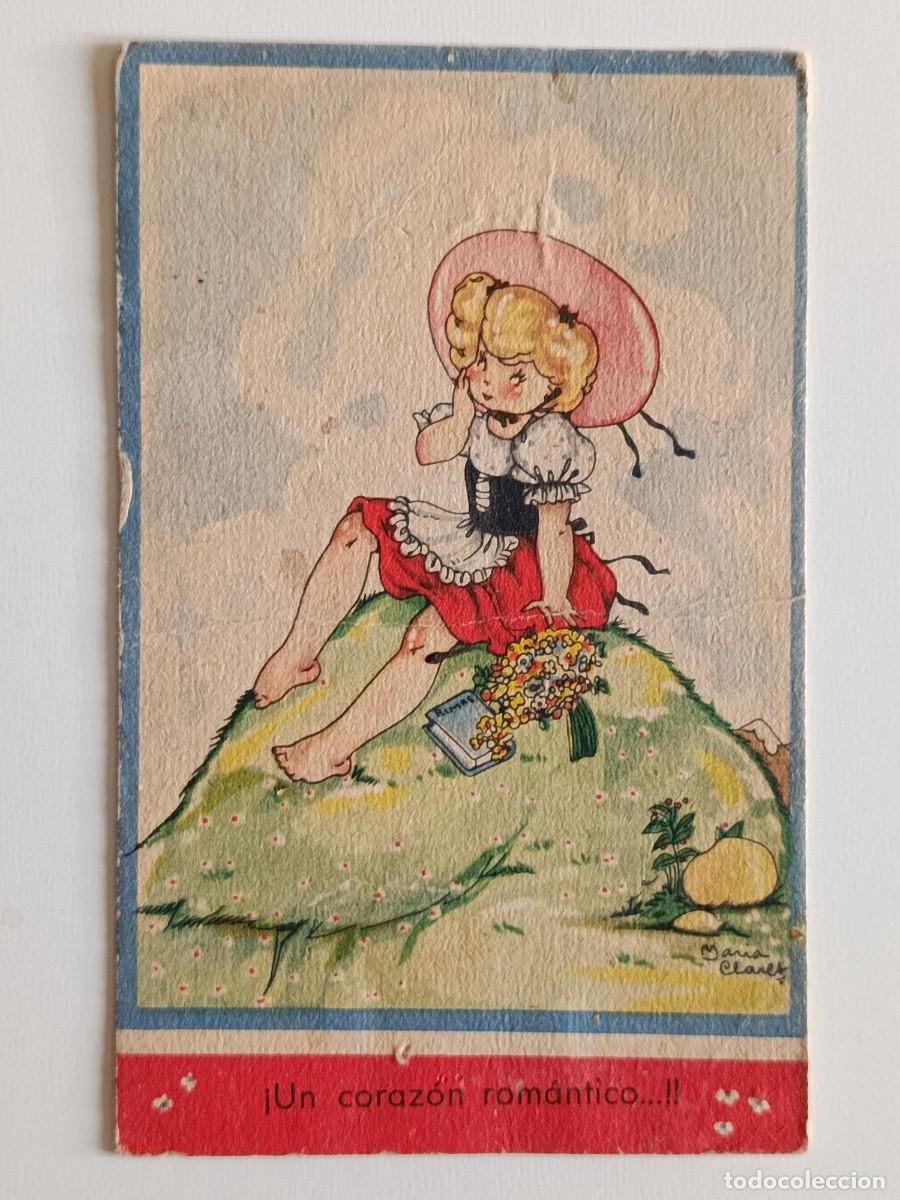 Cartoline: POSTAL COLECCI&Oacute;N MAR&Iacute;A CLARET SERIE M N&Uacute;MERO 9. ESCRITA SIN CIRCULAR