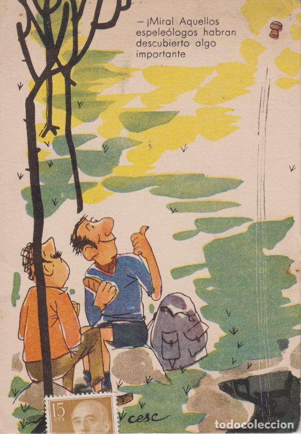 Postales: ILUSTRA: CESC - CHAMPA&Ntilde;A CASTELLBLANCH &ndash; SAN SADURN&Iacute; DE NOIA &ndash; CIRCULADA