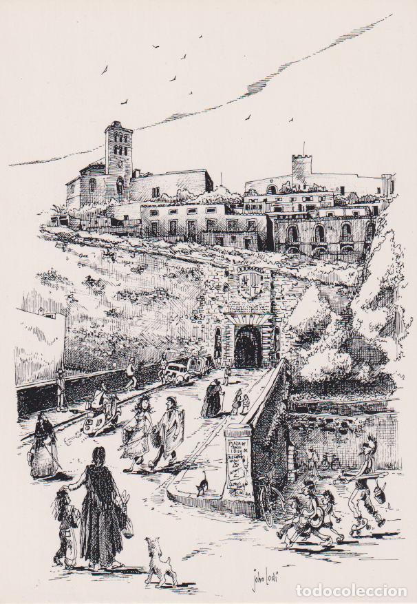 Postales: ILUSTRADOR: JOHN LODI - IBIZA - PORTAL DE LAS TABLAS - PIC 184 - S/C