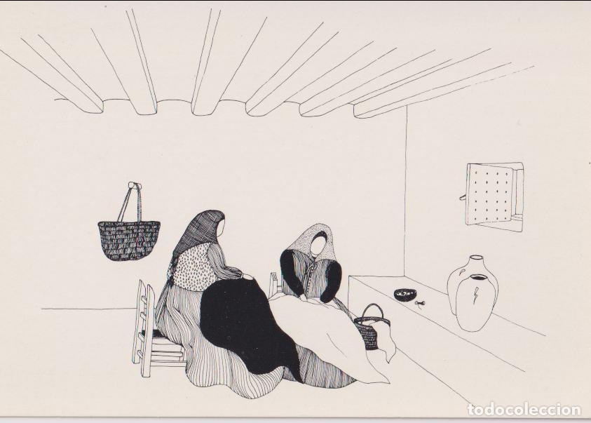 Postales: ILUSTRADOR: JOAN RIBAS, LA MODISTAS - IBIZA - S/C