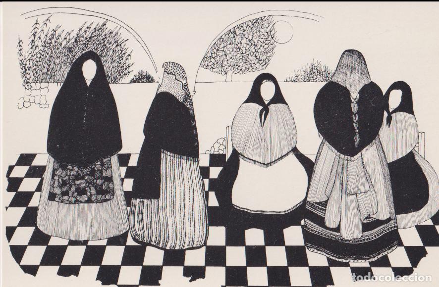 Postales: ILUSTRADOR: JOAN RIBAS, MUJERES BAJO EL PORCHE - IBIZA - S/C