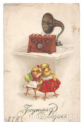 Postales: ANTIGUA POSTAL L P 2229 FOYEUSES PAQUES