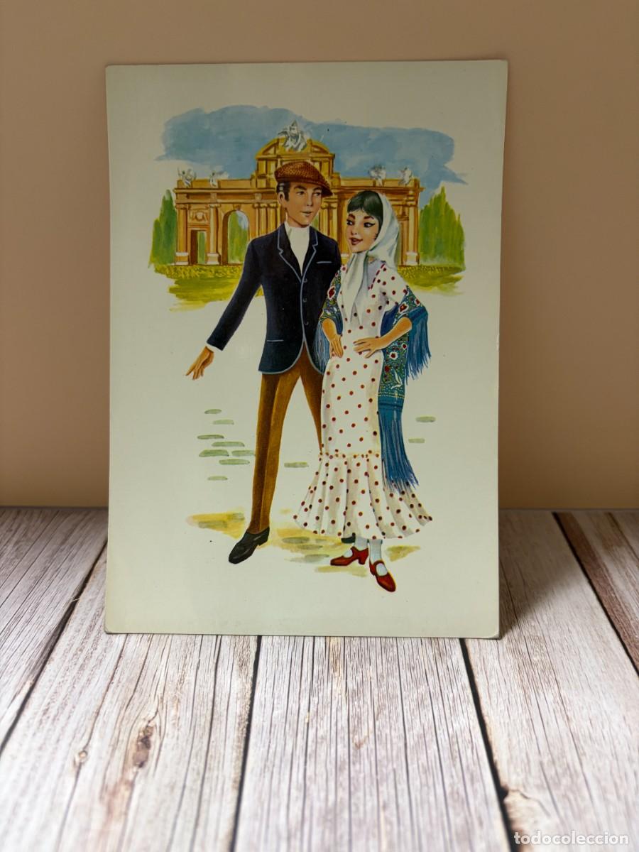Postales: POSTAL ANTIGUA MADRID PAREJA CHULAPOS TRAJE REGIONAL ESPA&Ntilde;OL VINTAGE ED. BEASCOA