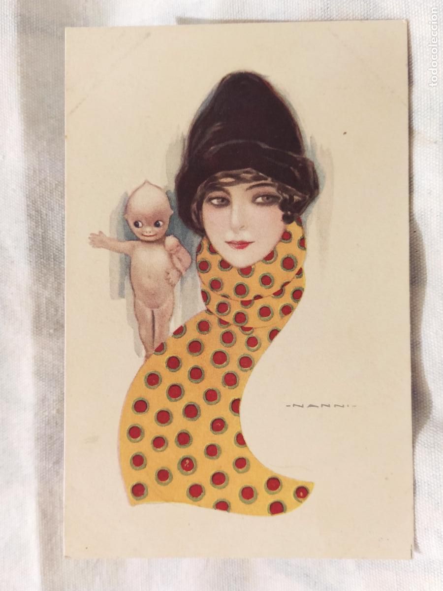 Postales: NANNI - LA MUJER DE LA BUFANDA - POSTAL ANTIGUA -(116.117)