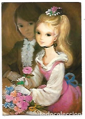 Postales: PAREJA DE EPOCA.- ILUSTRACION