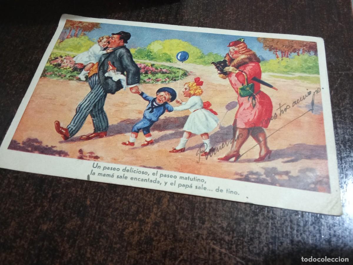 Postales: Pablo D&uacute;mmatzen.Un paseo delicioso, el paseo matutino.