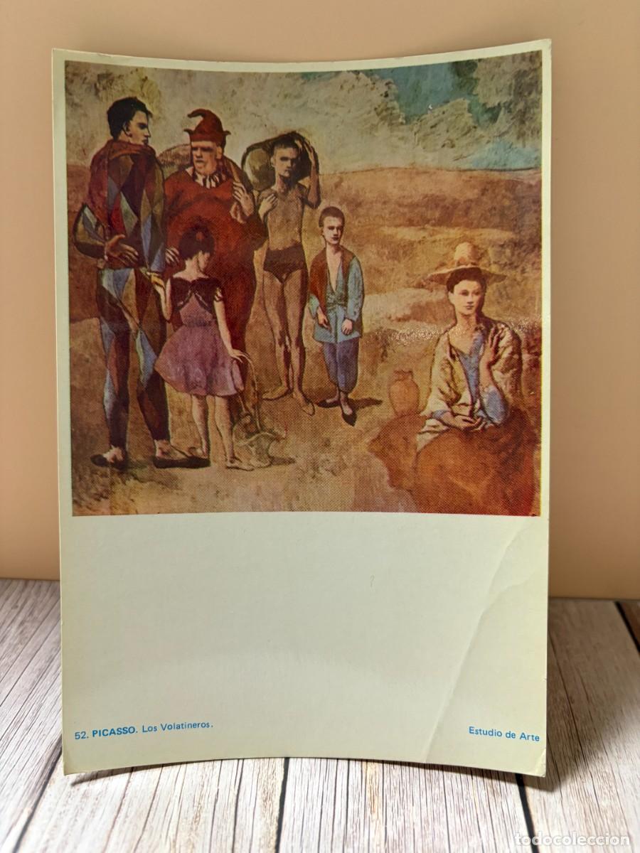 Postales: TARJETA POSTAL &ndash; 52. PICASSO &ndash; LOS VOLATINEROS &ndash; ESTUDIO DE ARTE &ndash; REPRODUCCI&Oacute;N DE OBRA