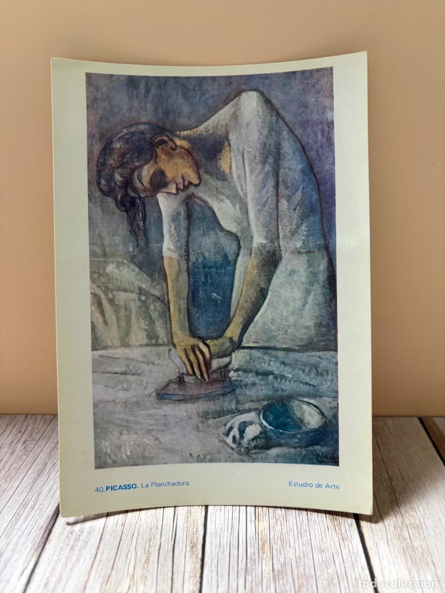 Postales: TARJETA POSTAL &ndash; 40. PICASSO &ndash; LA PLANCHADORA &ndash; ESTUDIO DE ARTE