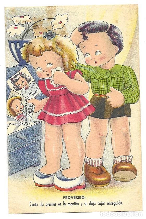 Postales: Postal tem&aacute;tica ilustrada n&ordm; 1 Ilustr. Bomb&oacute;n Fecha 1945 Escrita en reverso