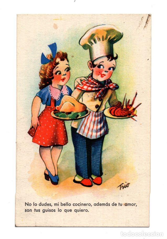 Postales: TARJETA CARICATURA. ILUSTRADA POR TRIO DE LA SERIE F.