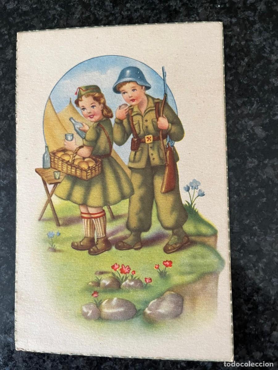 Postales: postal de la mili a&ntilde;os 50 escrita
