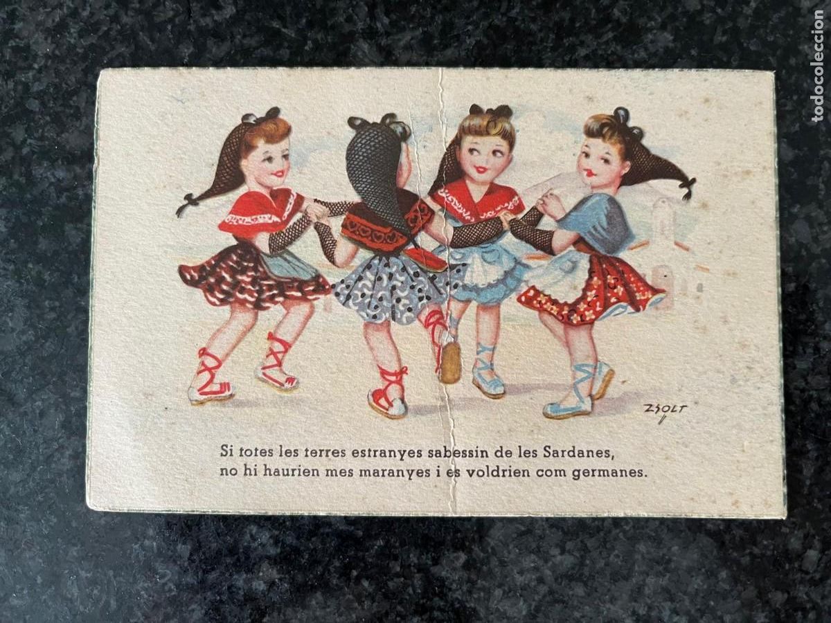 Postales: postal C.M.B. serie n&ordm; 105 escrita 1951 bailando sardanas