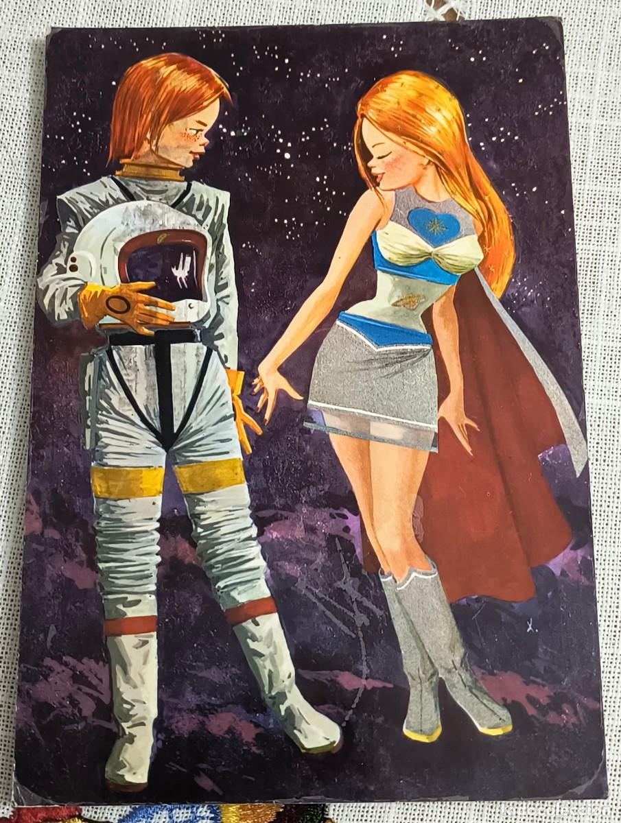 Postales: POSTAL | PAREJA DE ASTRONAUTAS - BV / P-20015 3-N