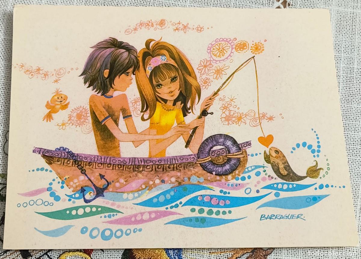 Postales: POSTAL ADHESIVA | PAREJA PESCANDO