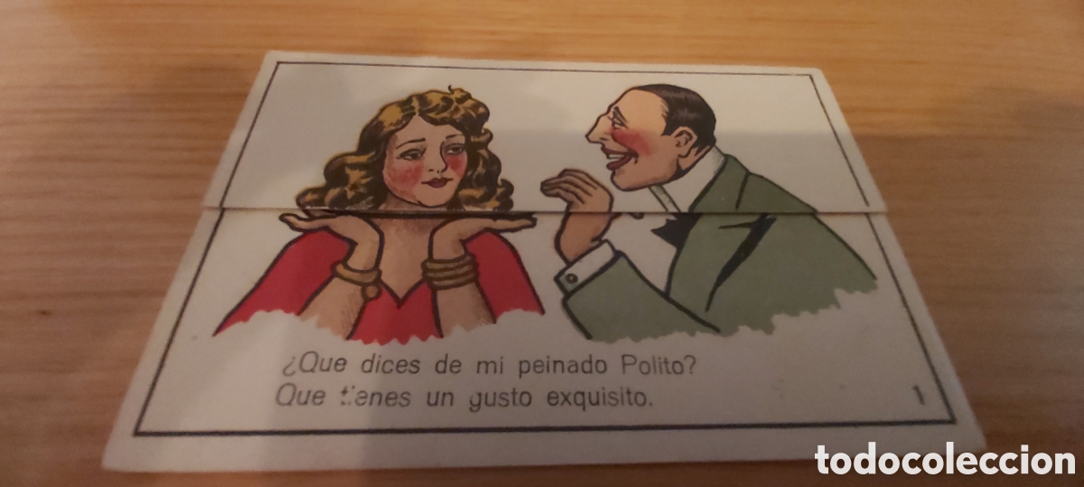 Postales: POSTAL HUMORISTICA CON TRUCO. A&Ntilde;OS 30