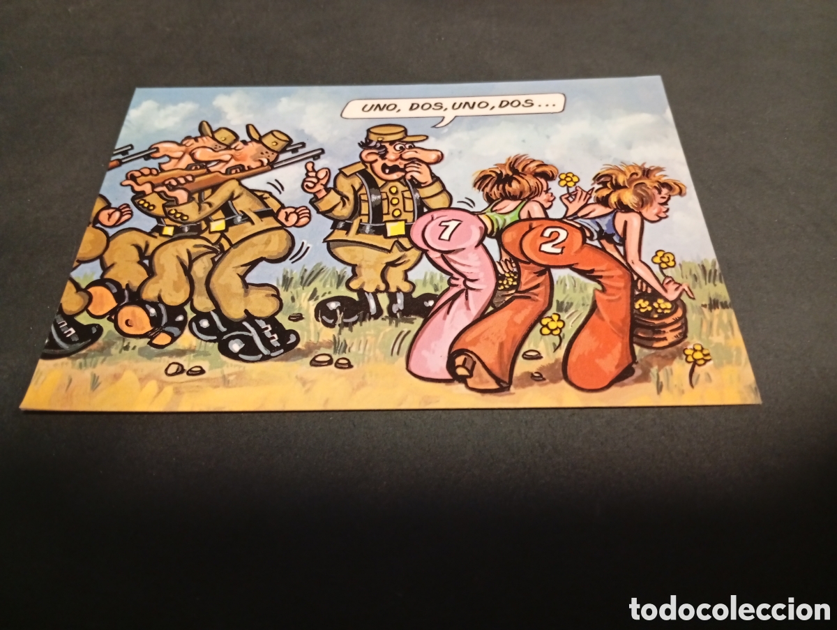 Postales: Postal dibujo Mili Postales vikingo