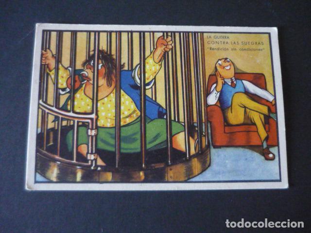 Postales: LA GUERRA CONTRAS LAS SUEGRAS POSTAL COMICA