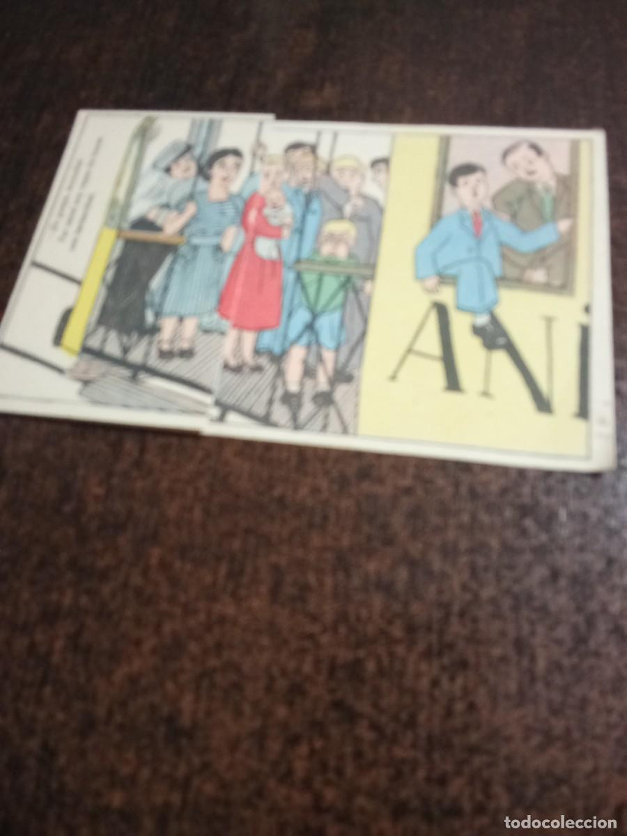 Postales: TARJETA POSTAL HUMORISTICA ILUSTRADA DESPLEGABLE EDICIONES KAF .