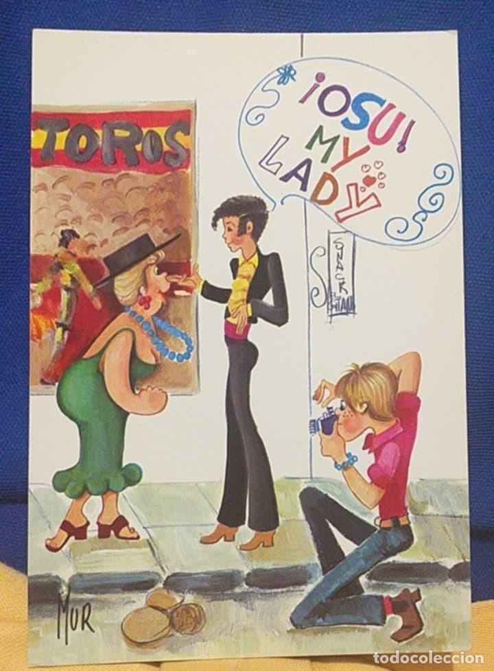 Postales: Postal Ilustrada Osu my Lady. Dibujante Mur