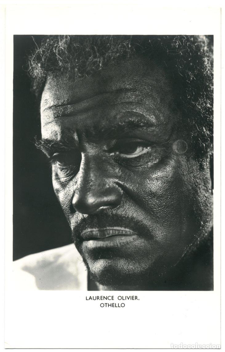 Postales: 9 Postales National Theatre. Laurence Olivier (Othello) & Maggie Smith (Desdemona)