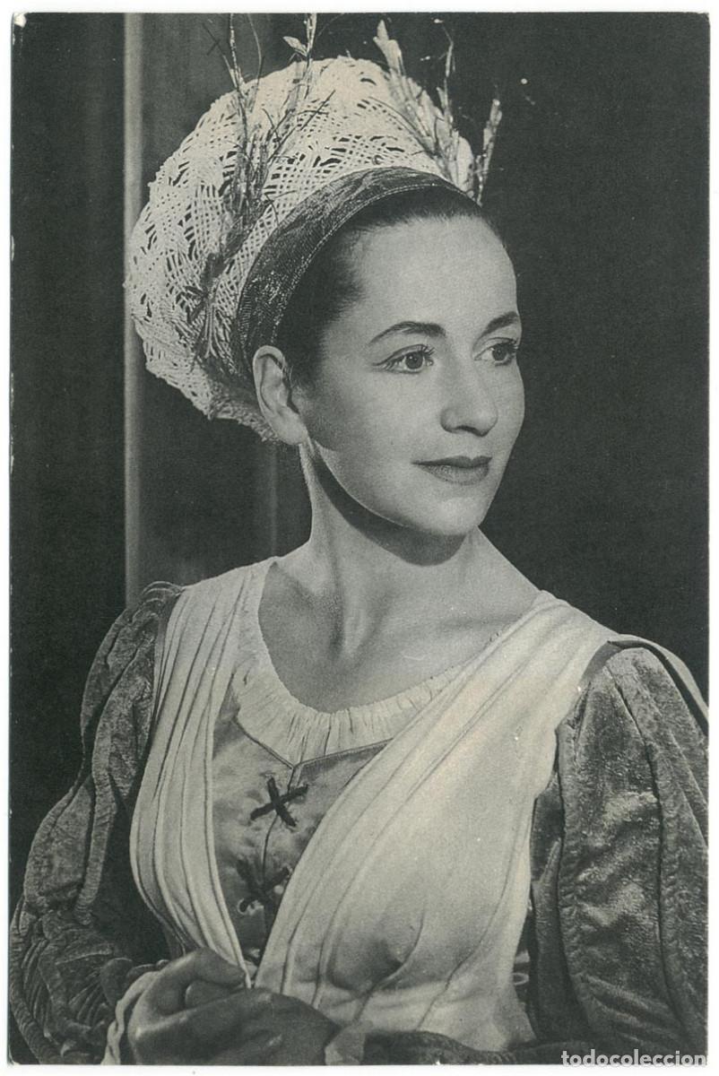 Postales: Peggy Ashcroft (Beatrice) in 'Much Ado About Nothing' (Shakespeare Memorial Theatre. 1950)_Shakespea