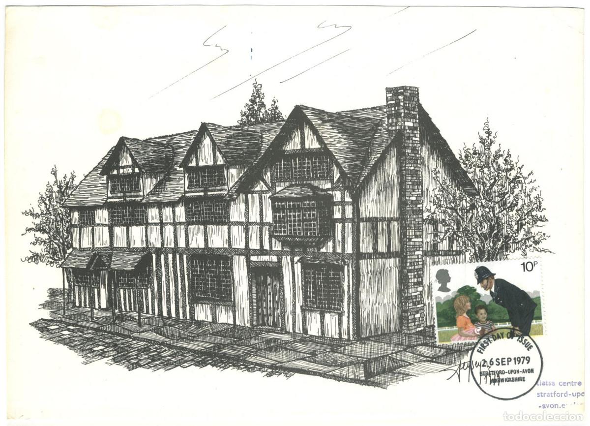 Postales: Tarjet&oacute;n Shakespeare's Birthplace (26 September 1979)