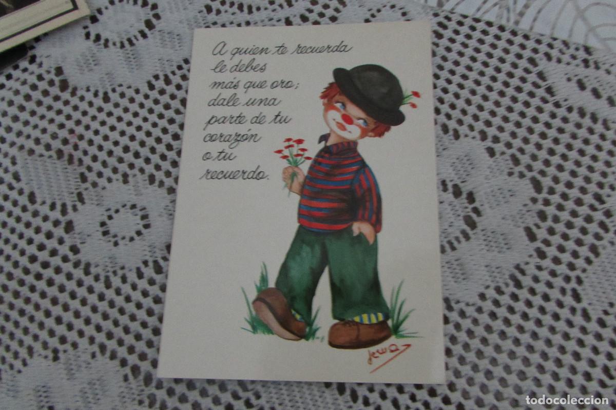 Postales: POSTAL PAYASO AFA B-921 ESCRITA