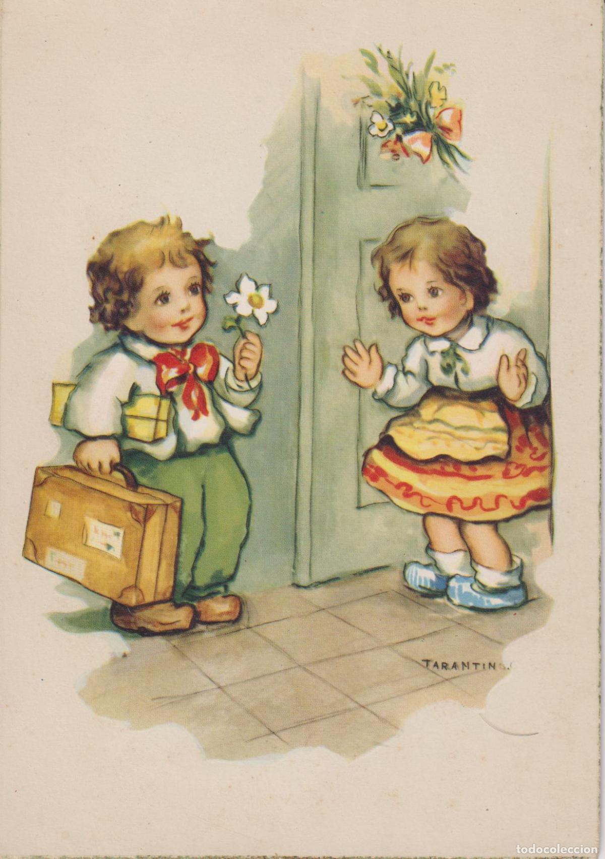 Postales: ILUSTRADOR; TARANTIN, BUENAS TARDES MARGARITA - EL ANCLA 3033 - ESCRITA