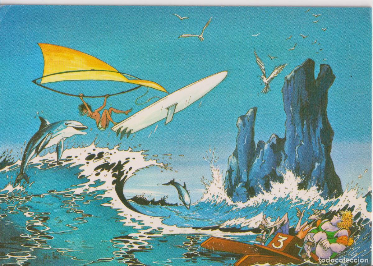 Postales: ILUSTRADOR; JOHN LODI, FIESTA MARINA - SUNNY POST - CIRCULADA
