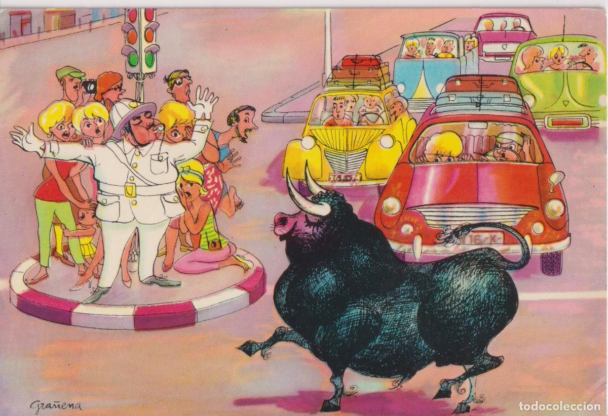 Postales: ILUSTRADOR: GRA&Ntilde;ENA, SPANISTYP - CREACI&Oacute;N AVIL 302 - CIRCULADA
