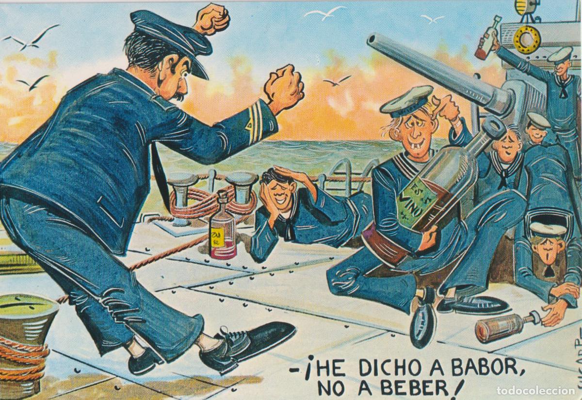 Postales: ILUSTRADOR: DESCONOCIDO, &iexcl;HE DICHO A BABOR, NO A BEBER &ndash; EXCLUSIVAS GIVI - ESCRITA
