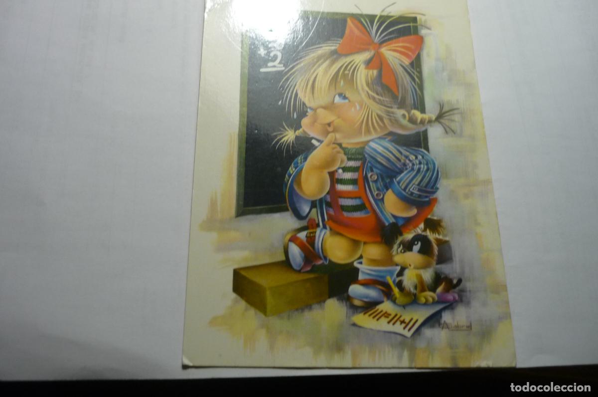 Postales: postal dibujo gabriel ni&ntilde;a en colegio c y z 6620