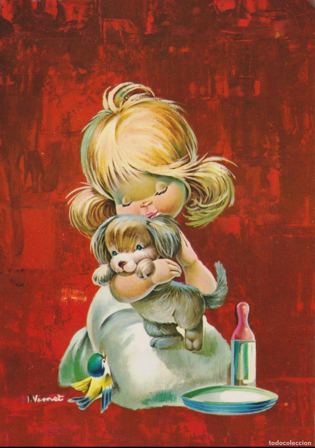 Postales: ILUSTRADOR: I.VERNET, MIS AMIGOS &ndash; EDITA CyZ 6617 &ndash; ESCRITA
