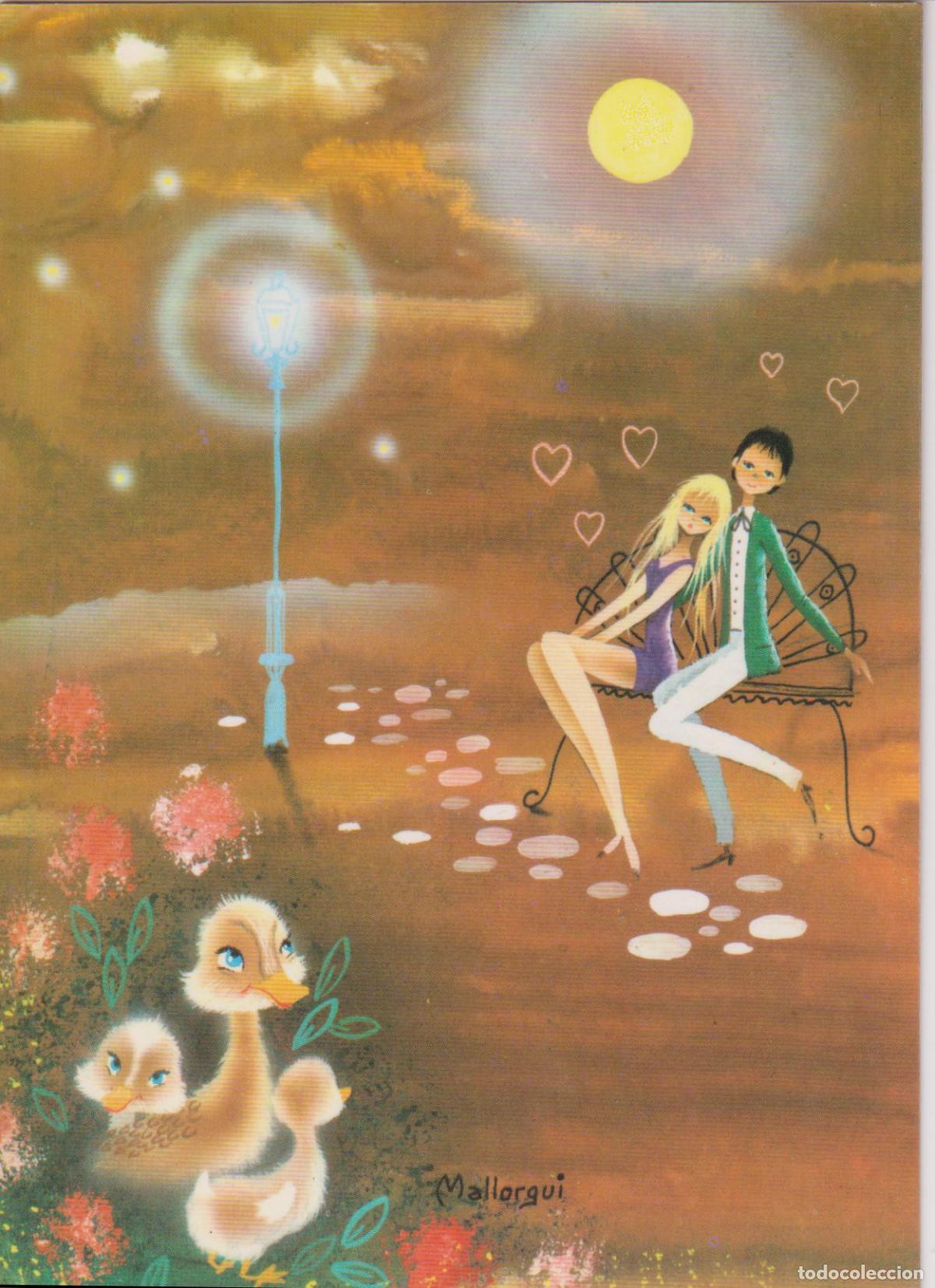 Postales: ILUSTRADOR: MALLORGUI, ENAMORADOS &ndash; COLECCI&Oacute;N PERLA 122/4 &ndash; S/C